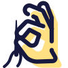 handhaltende Nadel icon