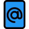 Contact card organizer icon