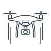 Air drone icon