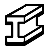 Steel I Beam icon