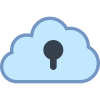 Privater Cloud Speicher icon