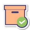 Gelieferte Box icon