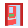 Fire Door Open icon