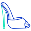 Open Toe High Heel icon