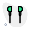 High base sound quality earphones connection with multiple device support icon