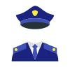 Polizeiuniform icon