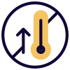 Corona guideline to check temperature of customer icon