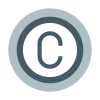 크리에이티브 커먼즈-모든 권리 보유 icon