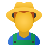 농부 남성 icon