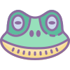 visage de grenouille icon
