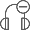 Headphones Minus icon