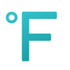 Fahrenheit-Symbol icon