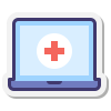 Laptop Medical icon