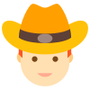 cowboy ruivo icon