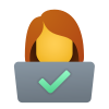 测试员-女性 icon