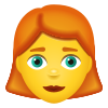Woman Red Hair icon