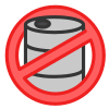 No Gasoline icon