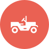 externe-auto-voyage-et-transport-glyphe-sur-cercles-amoghdesign icon