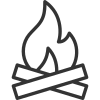 Camping Fire icon