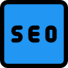 Search engine optimization for enhancing content online icon