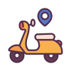 Delivery Bike icon