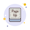 bouton page précédente icon