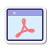 PDF 창 icon