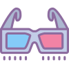 Lunettes 3D icon