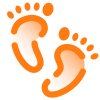 Pieds de bébé icon