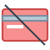 No carte di credito icon