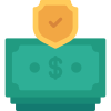 money shield icon