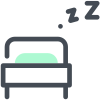 Cama vacía icon