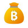 Bolsa de dinero Bitcoin icon