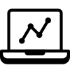 ordinateur portable-analytique icon