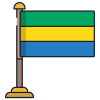 Gabon Flag icon