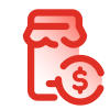 Mobile Shop Coins icon