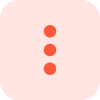 Vertical ellipsis menu with three dots expansion icon