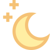 Lune et étoiles icon