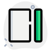 Right order grid bar strip section layout icon