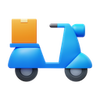 Scooter de livraison icon