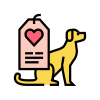 Dog Love Label icon