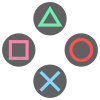 botões de playstation icon