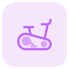 Exercise bike for the cardio workout at home icon