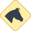 Panneau chevaux icon