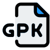 GPK contains a summary of sound wave data for an audio file opened with WaveLab icon