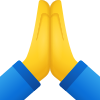 Folded Hands Emoji icon