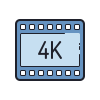 4K icon