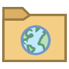 Dossier Internet icon