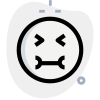 Neutral baby face emoji pictorial representation layout icon