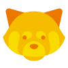 Panda rojo icon